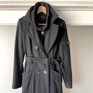 Women's Miss Sixty Wool Trench Coat - Size M